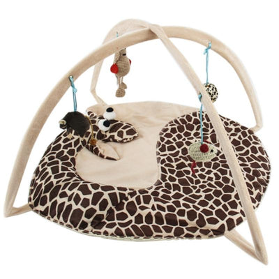 CAT PLAYING TENT BED + TOYS
